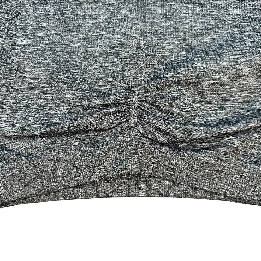 GYMSHARK Adapt Marl Seamless Long Sleeve Crop Top NWT • Medium • gray, black - Picture 6 of 9